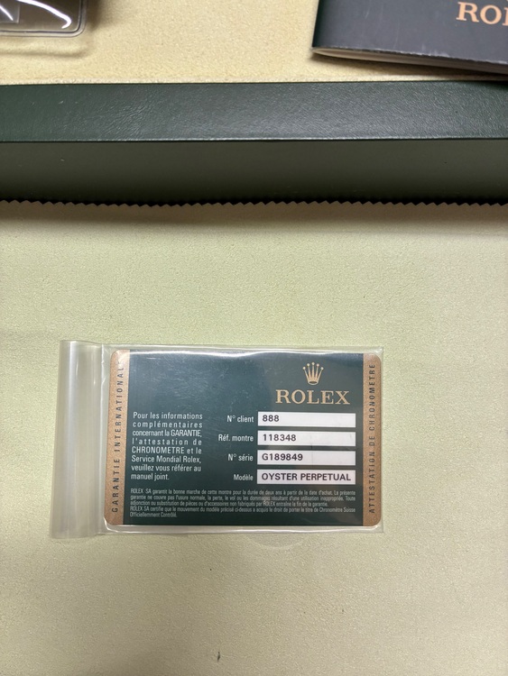 ロレックス デイデイト 118348（高級時計）の商品画像 - 査定依頼日：2025年10月11日 - 最高査定価格：4,000,000円