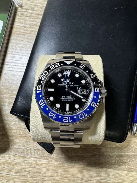 ロレックス GMTマスター 126710BLN（高級時計）の商品画像 - 査定依頼日：2025年1月14日 - 最高査定価格：100,000円