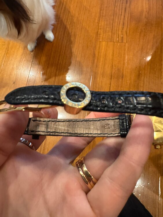 ブルガリブルガリ　ブラック　K18YG/レザー　BB23GL（高級時計）の商品画像 - 査定依頼日：2025年2月6日 - 最高査定価格：280,000円