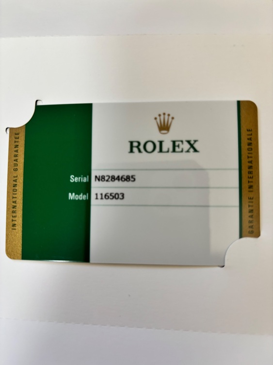 ロレックス デイトナ 116503（高級時計）の商品画像 - 査定依頼日：2025年7月28日 - 最高査定価格：2,680,000円