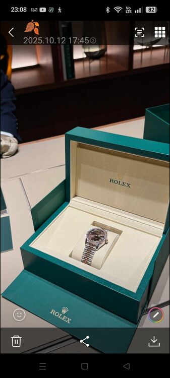 ロレックス デイトナ ディトナジャスト31ミリローズゴールド（高級時計）の商品画像 - 査定依頼日：2025年10月14日 - 最高査定価格：3,650,000円