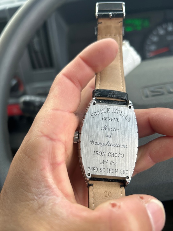 フランクミュラー トノウカーベックス 7880SCIRONcr（高級時計）の商品画像 - 査定依頼日：2025年12月2日 - 最高査定価格：420,000円