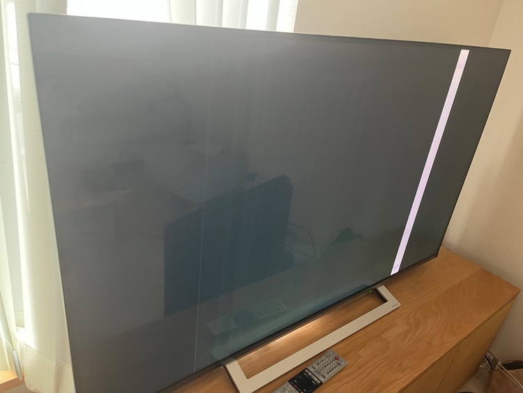 東芝　REGZA 55M540X（家電）の商品画像 - 査定依頼日：2025年8月11日 - 最高査定価格：500円