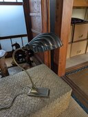 真鍮テーブルランプ（美術品・骨董品）の商品画像 - 査定依頼日：2026年3月29日 - 最高査定価格：3,000円