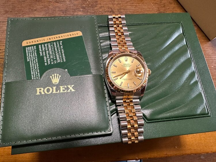 ロレックス デイトジャスト 11623（高級時計）の商品画像 - 査定依頼日：2025年3月29日 - 最高査定価格：1,650,000円