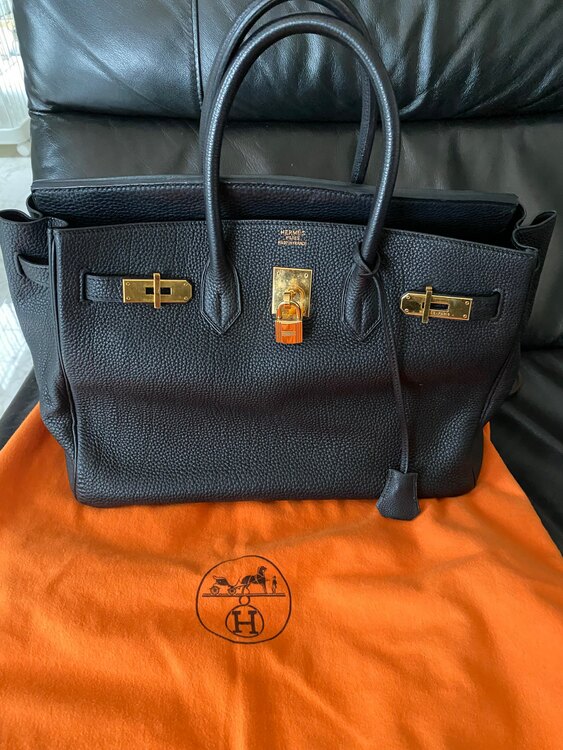 バーキン35、トゴ、ブラック（ブランドバッグ）の商品画像 - 査定依頼日：2025年5月31日 - 最高査定価格：2,000,000円