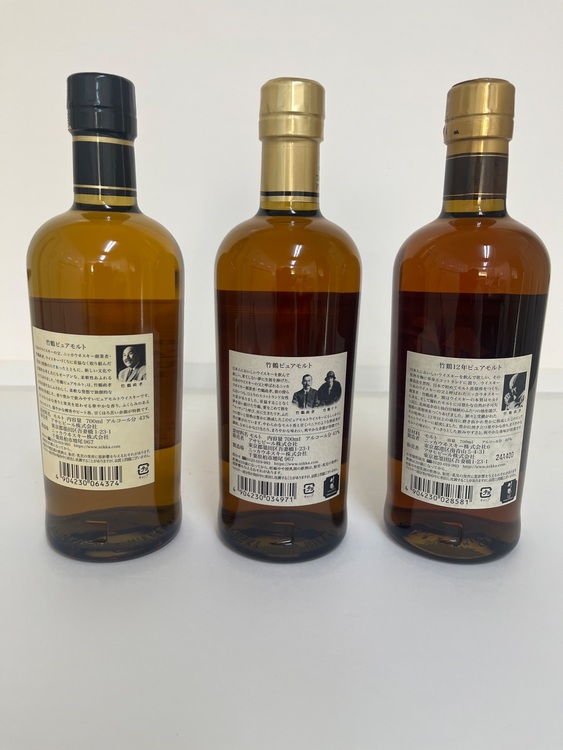 竹鶴700ml 3本（お酒）の商品画像 - 査定依頼日：2025年7月22日 - 最高査定価格：30,500円