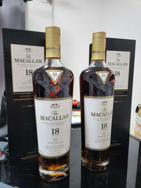 マッカラン18年（お酒）の商品画像 - 査定依頼日：2025年4月16日 - 最高査定価格：76,000円