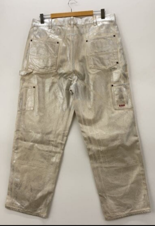 MM6 ダブルニーパンツ　ホワイト　36（古着・ファッション）の商品画像 - 査定依頼日：2026年3月21日 - 最高査定価格：26,000円