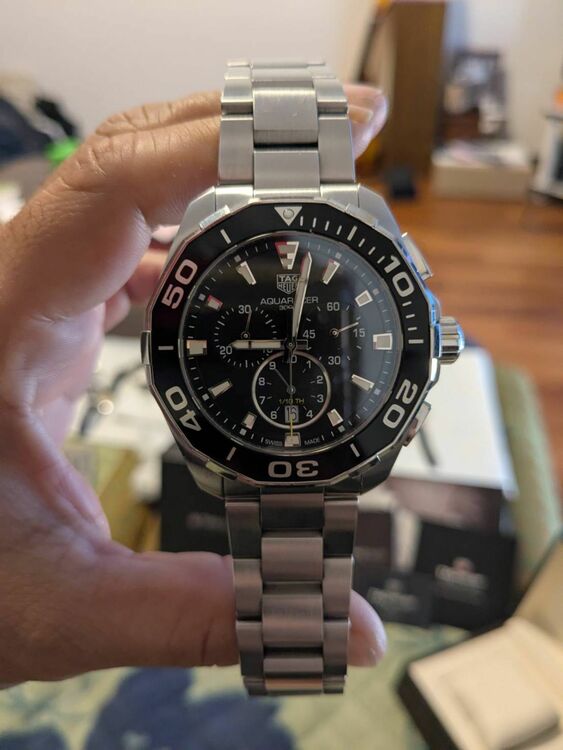 TAGHEUERアクアレーサー（高級時計）の商品画像 - 査定依頼日：2025年9月6日 - 最高査定価格：120,000円