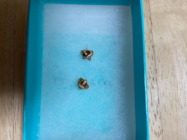 ティファニー　クロスステッチダイヤピアス（金・貴金属）の商品画像 - 査定依頼日：2025年8月26日 - 最高査定価格：50,000円