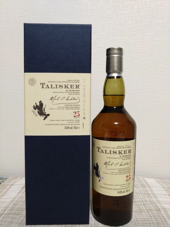 タリスカー25年（お酒）の商品画像 - 査定依頼日：2025年6月18日 - 最高査定価格：75,000円