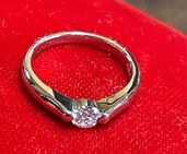 ダイヤ指輪（金・貴金属）の商品画像 - 査定依頼日：2025年12月21日 - 最高査定価格：55,000円