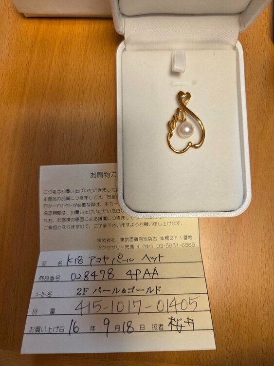 ペンダントトップ（金・貴金属）の商品画像 - 査定依頼日：2026年7月26日 - 最高査定価格：20,000円