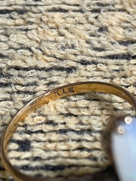 オパール金リング（宝石）の商品画像 - 査定依頼日：2025年6月15日 - 最高査定価格：15,000円