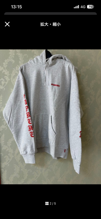 supreme(シュプリーム) Peace Hooded Sweatshirt （古着・ファッション）の商品画像 - 査定依頼日：2026年1月13日 - 最高査定価格：12,000円