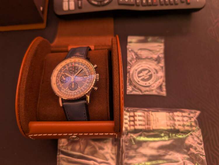 ブライトリング ナビタイマー ヘリテージ（高級時計）の商品画像 - 査定依頼日：2025年4月28日 - 最高査定価格：530,000円