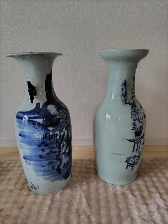 耳付き飾り壺（美術品・骨董品）の商品画像 - 査定依頼日：2026年1月27日 - 最高査定価格：3,000円