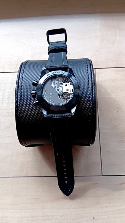 ブランパンフィフティーファゾムバチスカーフグリーン　クロノ（高級時計）の商品画像 - 査定依頼日：2025年10月14日 - 最高査定価格：1,400,000円