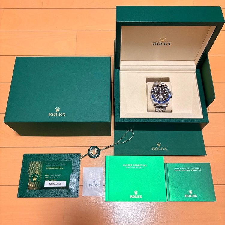 126710BLNR（高級時計）の商品画像 - 査定依頼日：2026年3月21日 - 最高査定価格：3,100,000円