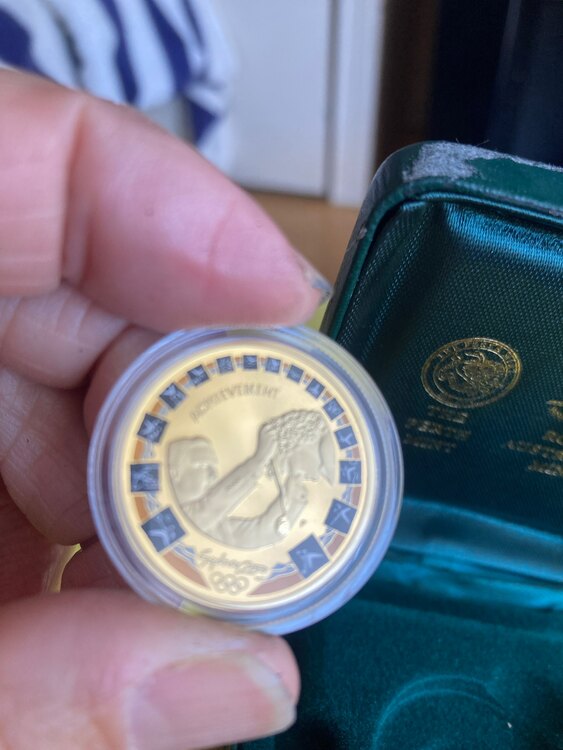2000年　シドニーオリンピック公式記念コイン（金・貴金属）の商品画像 - 査定依頼日：2025年2月24日 - 最高査定価格：155,000円