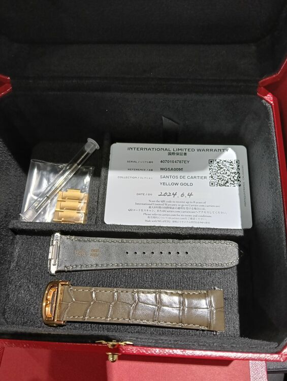 サントスLM（高級時計）の商品画像 - 査定依頼日：2025年8月5日 - 最高査定価格：5,000,000円