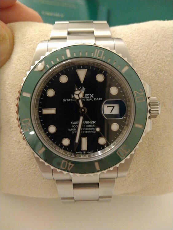 サブマリーナ　グリーン（高級時計）の商品画像 - 査定依頼日：2026年3月7日 - 最高査定価格：22,500,000円