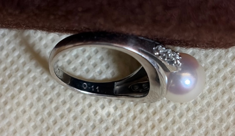 pt900 ダイヤ　パール　11号　5.8g（金・貴金属）の商品画像 - 査定依頼日：2026年4月12日 - 最高査定価格：90,000円