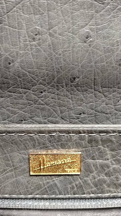 ハマノオーストリッチ押型ハンドバッグ（ブランド財布・小物）の商品画像 - 査定依頼日：2026年3月24日 - 最高査定価格：2,000円