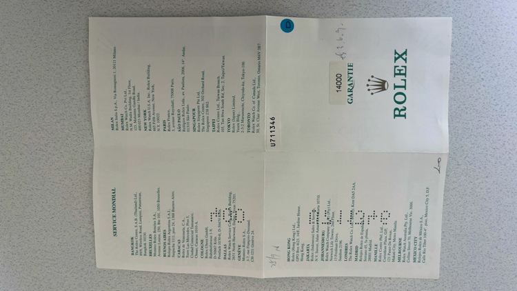 ロレックス オイスターパーペチュアル（高級時計）の商品画像 - 査定依頼日：2025年11月26日 - 最高査定価格：700,000円