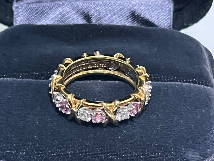 Tiffany&Co. リングジャン シュランバージェクロスピンクサファイア（宝石）の商品画像 - 査定依頼日：2025年4月11日 - 最高査定価格：800,000円