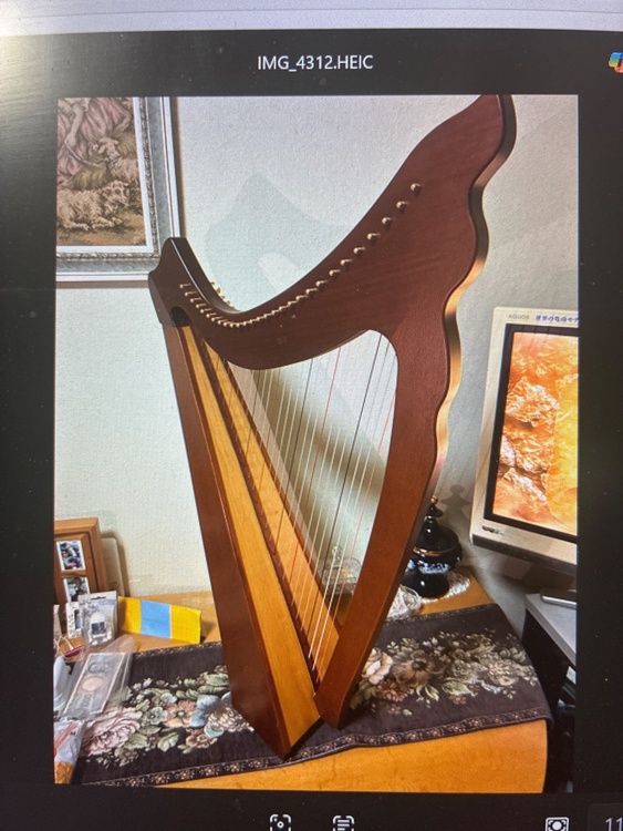 エンジェルハープ　２８弦（ピアノ・楽器・PA機材）の商品画像 - 査定依頼日：2026年3月31日 - 最高査定価格：31,000円