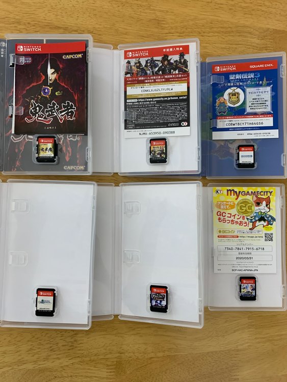 Switchソフト鬼武者・戦国無双5・聖剣伝説3・FF・無双オロチ2・3（ゲーム機本体・ゲームソフト）の商品画像 - 査定依頼日：2022年9月17日 - 最高査定価格：11,000円