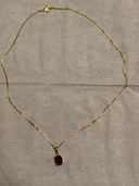 42cmチェーンのネックレス  トップはおそらくルビーで2.26の刻印あり。（金・貴金属）の商品画像 - 査定依頼日：2025年11月20日 - 最高査定価格：300,000円