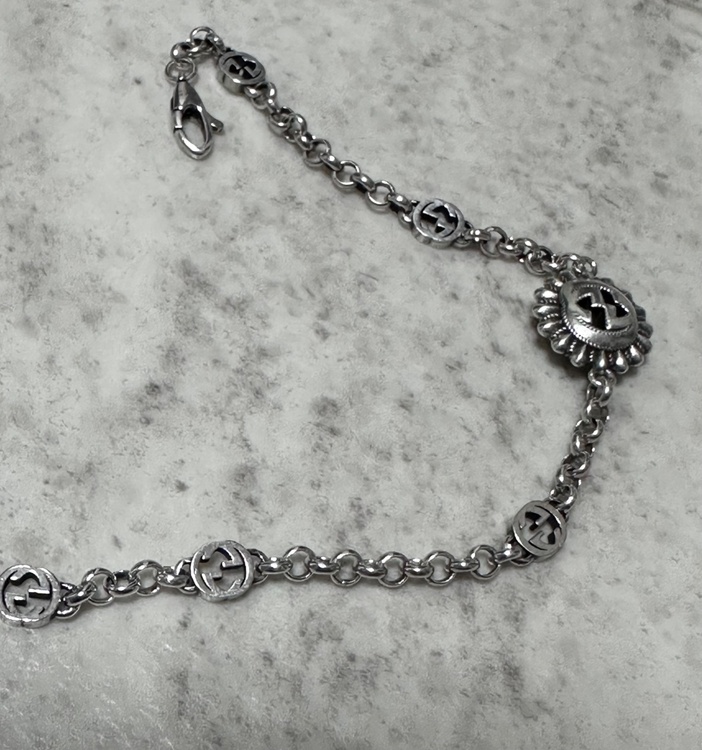 グッチ GUCCI インターロッキングG チェーン ブレスレット SV925 シルバー 731193（古着・ファッション）の商品画像 - 査定依頼日：2026年8月29日 - 最高査定価格：14,000円