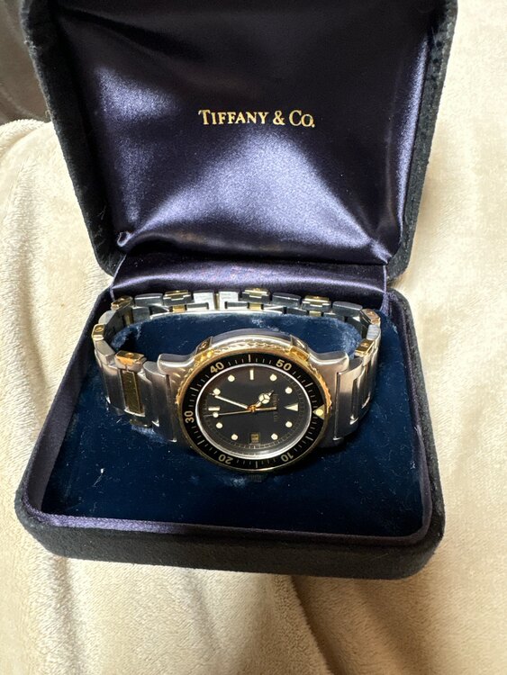 ティファニーダイバー18金コンビ（高級時計）の商品画像 - 査定依頼日：2025年3月4日 - 最高査定価格：100,000円