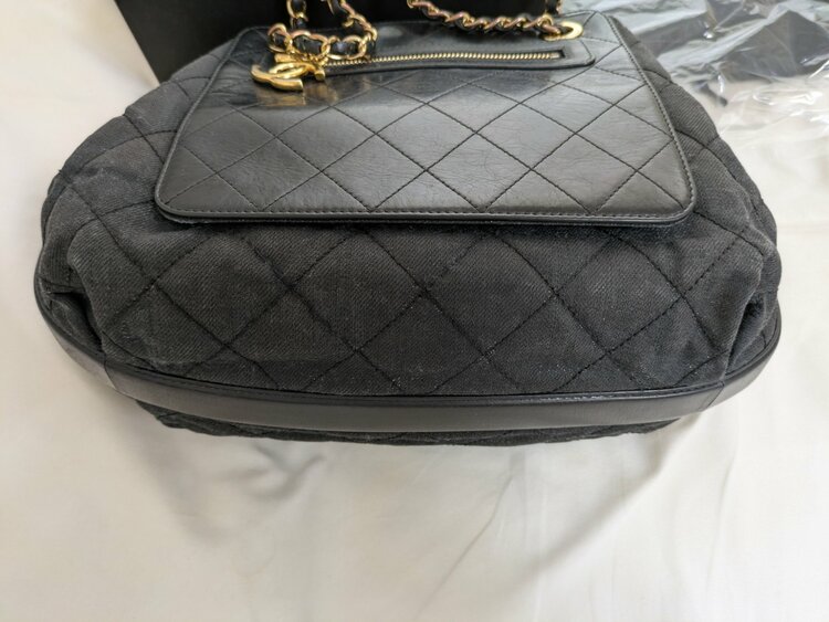 シャネル　デニム＆カーフレザー　チェーンショルダー（ブランドバッグ）の商品画像 - 査定依頼日：2026年3月24日 - 最高査定価格：160,000円