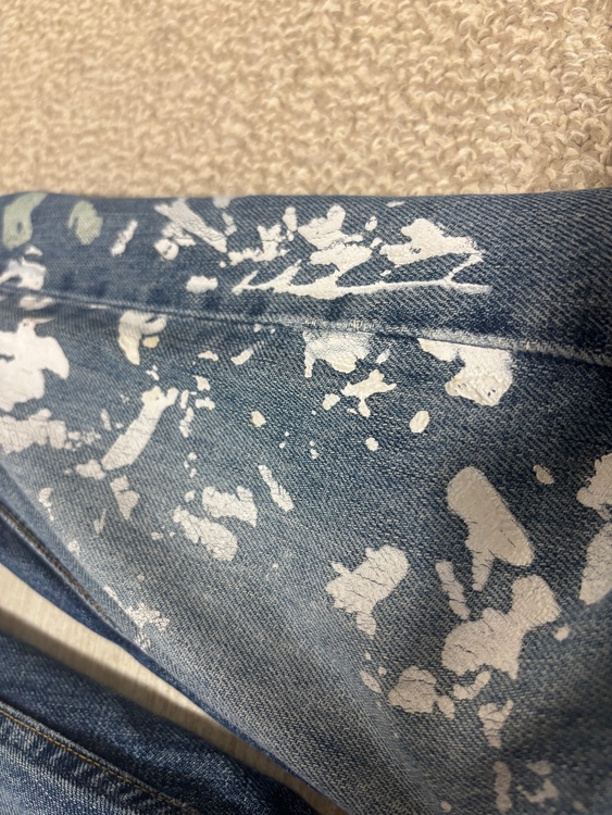 helmut lang paint pants（古着・ファッション）の商品画像 - 査定依頼日：2026年8月21日 - 最高査定価格：31,000円