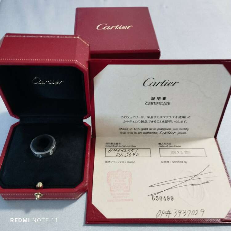 カルティエ　ラブリング　３ダイヤモンド（金・貴金属）の商品画像 - 査定依頼日：2024年3月10日 - 最高査定価格：110,000円