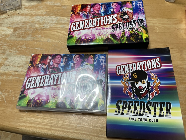 Generations SPEEDSTAR LIVE tour 2016（CD・DVD）の商品画像 - 査定依頼日：2022年1月19日