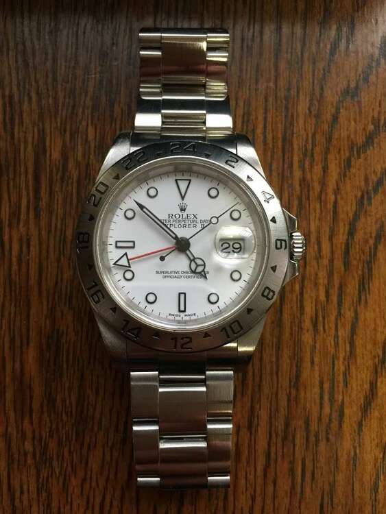 ロレックス エクスプローラー 16570　ホワイト（高級時計）の商品画像 - 査定依頼日：2025年3月24日 - 最高査定価格：950,000円