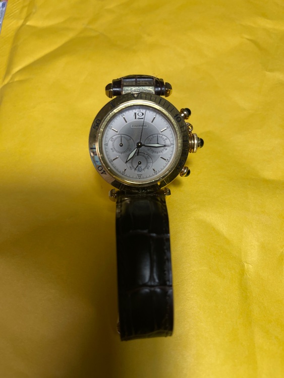 カルティエ パシャ WATER RESISTANT  M21337（高級時計）の商品画像 - 査定依頼日：2025年7月13日 - 最高査定価格：1,100,000円