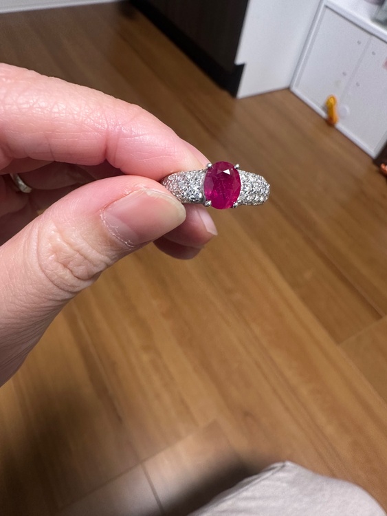 ビルマ産のルビーの指輪（金・貴金属）の商品画像 - 査定依頼日：2026年1月31日 - 最高査定価格：250,000円