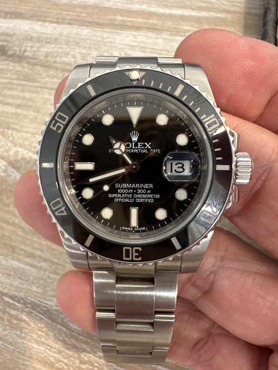 ロレックス サブマリーナー （高級時計）の商品画像 - 査定依頼日：2025年6月13日 - 最高査定価格：1,900,000円