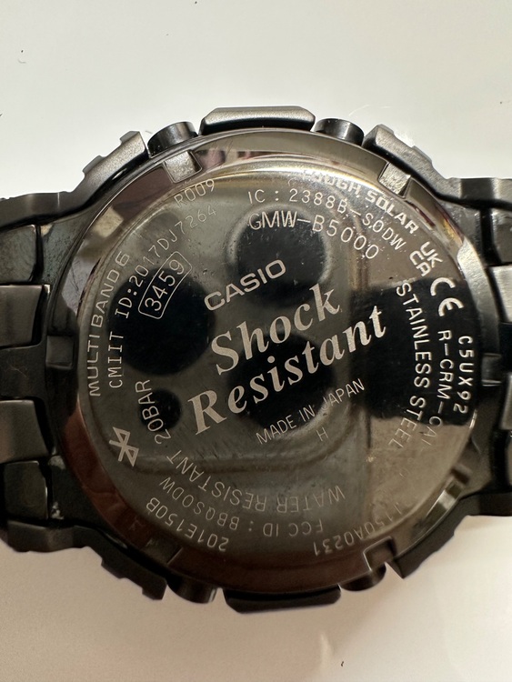 G-SHOCK GMW-B5000 （高級時計）の商品画像 - 査定依頼日：2025年8月31日 - 最高査定価格：13,000円