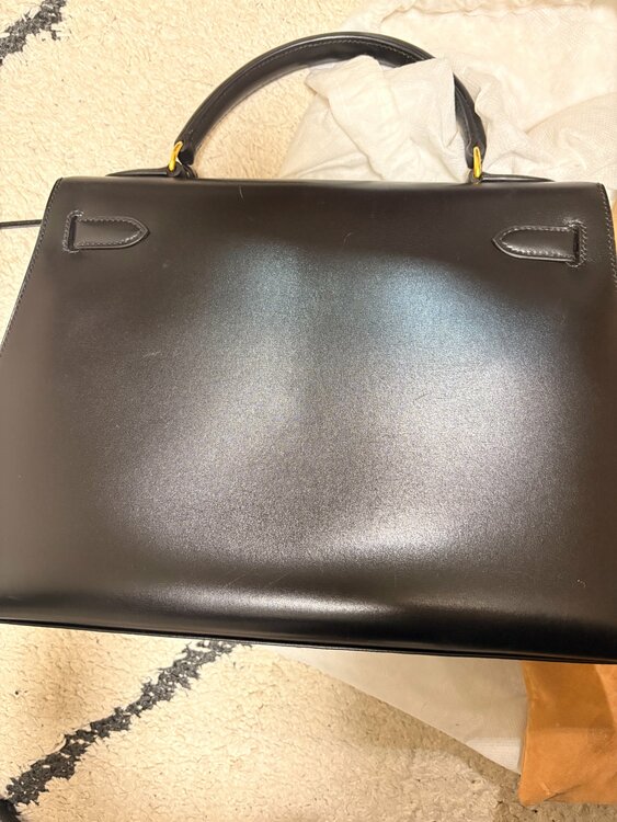 ケリーボックスカーフ　ノワール ○A（ブランドバッグ）の商品画像 - 査定依頼日：2026年4月26日 - 最高査定価格：1,400,000円