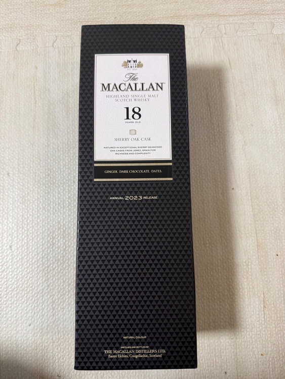 マッカラン18年シェリーオーク2023（お酒）の商品画像 - 査定依頼日：2025年12月17日 - 最高査定価格：38,000円