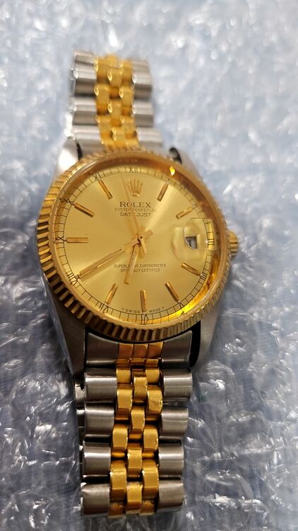 ロレックス デイトジャスト 16233（高級時計）の商品画像 - 査定依頼日：2025年10月12日 - 最高査定価格：1,080,000円