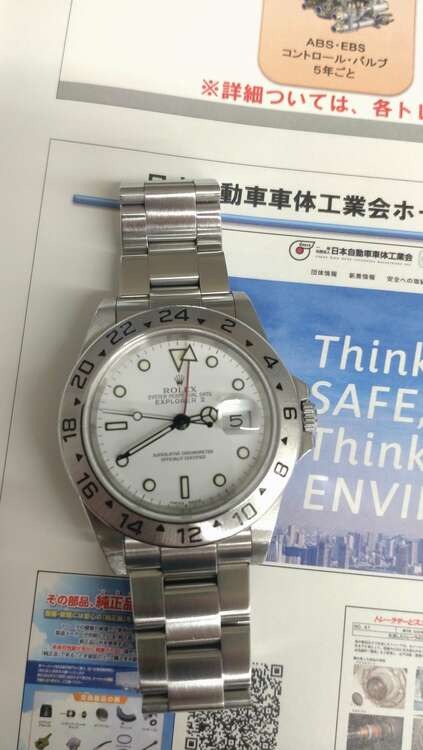 ロレックス エクスプローラー エクスプローラー2　16570（高級時計）の商品画像 - 査定依頼日：2024年12月11日 - 最高査定価格：1,100,000円