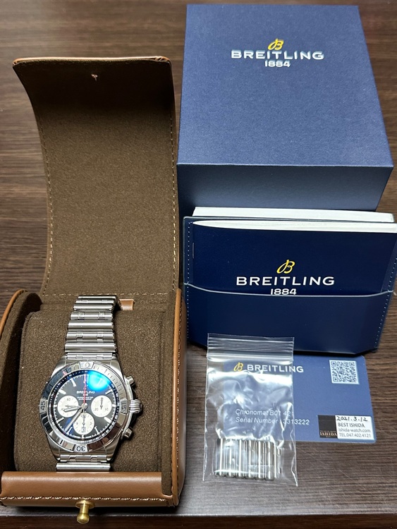 ブライトリング クロノマット B01 4（高級時計）の商品画像 - 査定依頼日：2025年6月12日 - 最高査定価格：650,000円